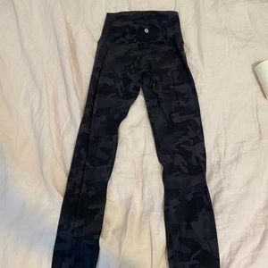 Lululemon black camo align leggings